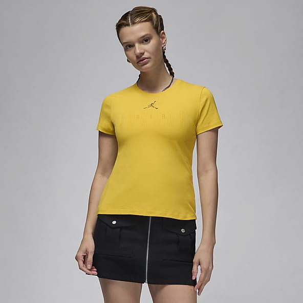 Black and yellow jordan t shirts online